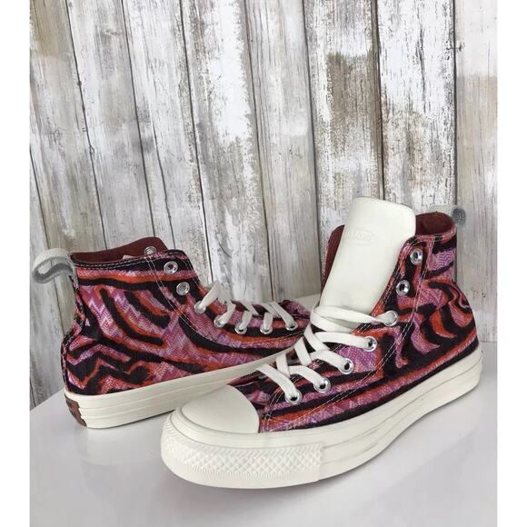 MISSONI Converse Chuck Taylor Star High Top Pink Black 154441C 4.5/ 6.5 RARE NEW - Picture 3 of 12